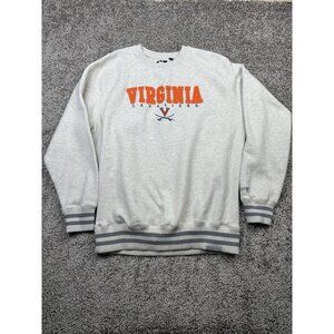 Virginia‎ Cavaliers Sweatshirt 2XL CI Sport Gray Crewneck Embroidered NCAA